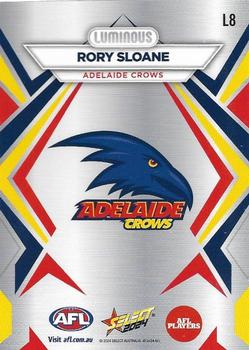 2024 Select AFL Footy Stars - Luminous #L8 Rory Sloane Back